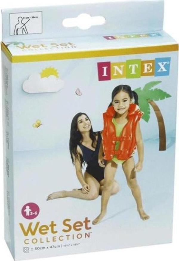İntex Düz Renkli Can Yeleği 50 Cm 58671 - Image 1