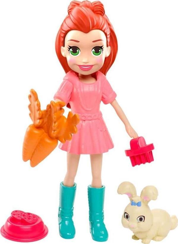 Mattel Oyuncak Polly Pocket ve Hayvan Dostu Oyun Seti GDM11 - Image 1