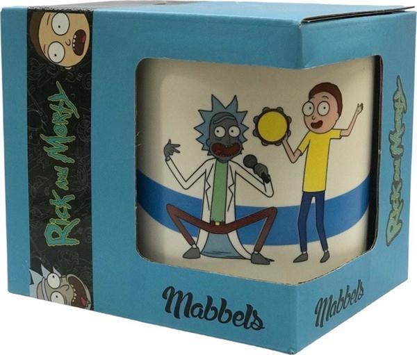 Mabbels Rick And Morty Seramik Mug Kupa Dış Beyaz İç Mavi 382171 69141 - Image 1