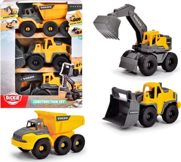 Simba Oyuncak Dickie Volvo Construction Set İnşaat Makineları Seti 203722015 - Image 1