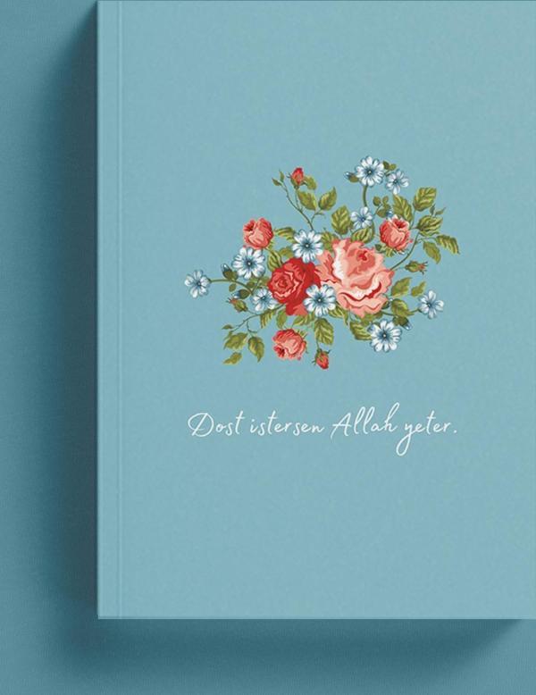 Dost İstersen Allah Yeter İslami Defter (Ayet-Hadisli) - Image 1