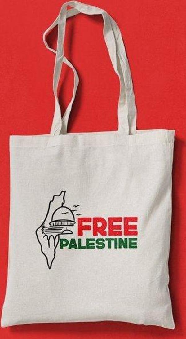 Free Palestine Bez Çanta - Image 1