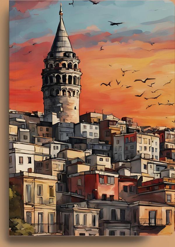 Galata Kulesi Akşamları Defter - Image 1
