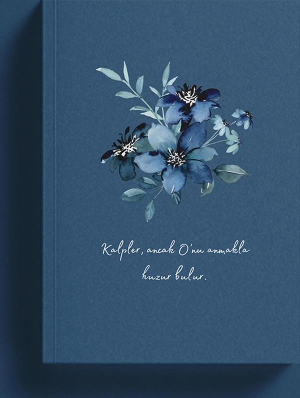 Kalpler Ancak O'nu Anmakla Huzur Bulur İslami Defter (Ayet-Hadisli) - Image 1
