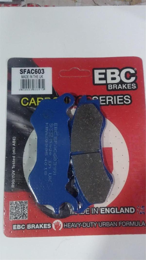 Ebc Carbon Ön Fren Balatası Sfac603 2014-2021 Peugeot Django 125 Ön Fren Balatası - Image 1