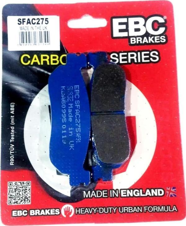 Ebc Fren Balatası Carbon Sfac275 Yamaha Majesty 250 Arka Fren Balatası - Image 1