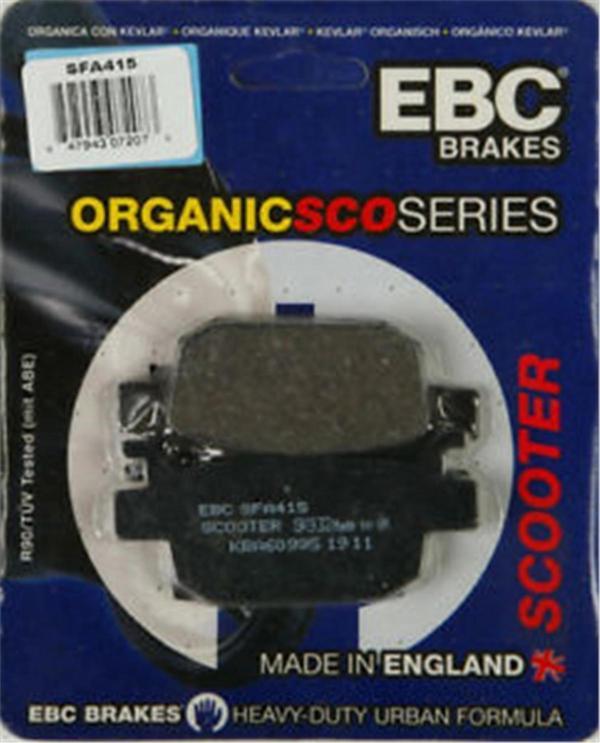 Ebc Fren Balatası Sfa415 2007-2014 Honda Sh 300 Uyumlu Arka Fren Balatası - Image 1
