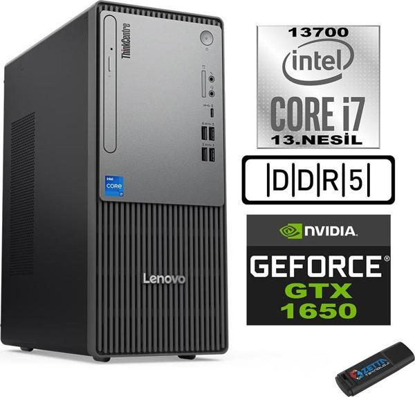 Lenovo Thinkcentre Neo 50T Gen5 Intel Core I7 13700 64GB Ddr5 1tb SSD Windows 11 Pro Nvidia GTX1650 165012UB000LTRW23+ZETTA Flash Bellek - Image 1