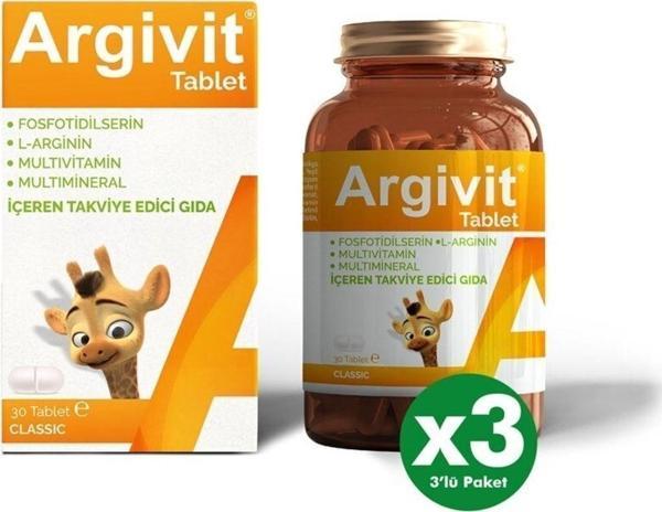 Argivit 30 Tablet 3 Adet - Image 1