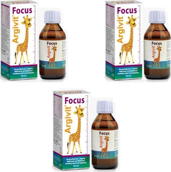 Argivit Focus Şurup 150 Ml 3 Adet - Image 1