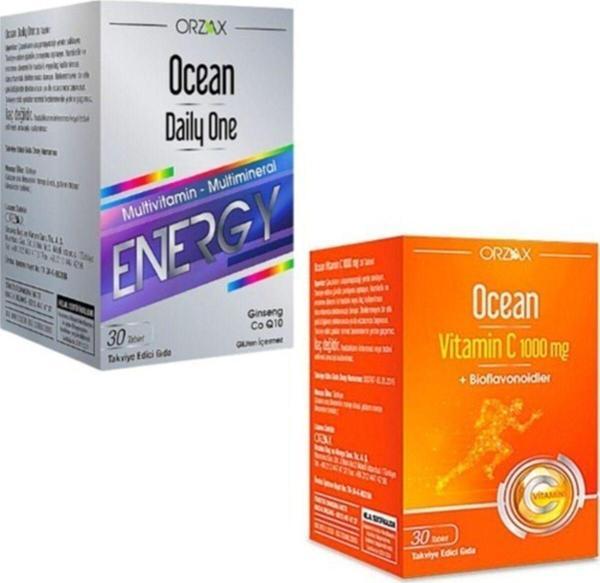 Ocean Daily One Multivitamin Energy Ve Vitamin C Seti - Image 1