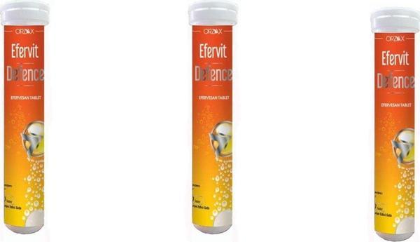 Ocean Efervit Defence Efervesan 20 Tablet 3'Lü Paket - Image 1