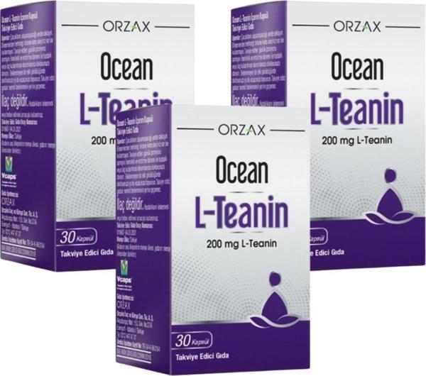 Ocean L-Teanin 200Mg 30 Kapsül 3 Adet - Image 1