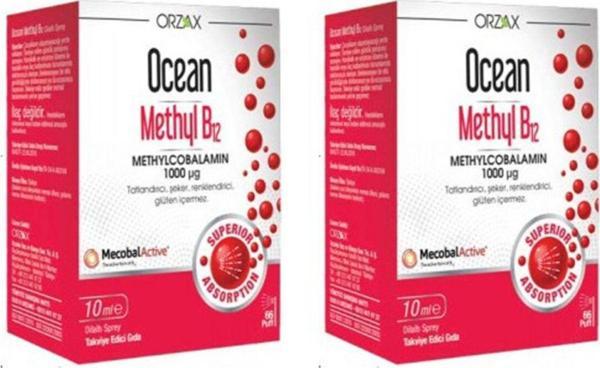 Ocean Methyl B12 1000 Mcg 10 Ml Sprey X2 Adet - Image 1