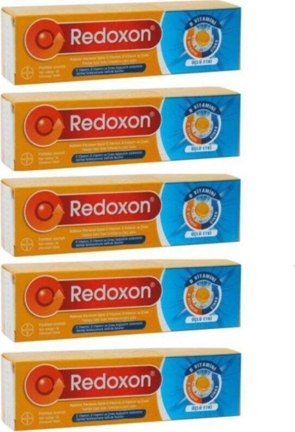 Redoxon 5 Kutu Üçlü Etki 15 Efervesan Tablet - Image 1