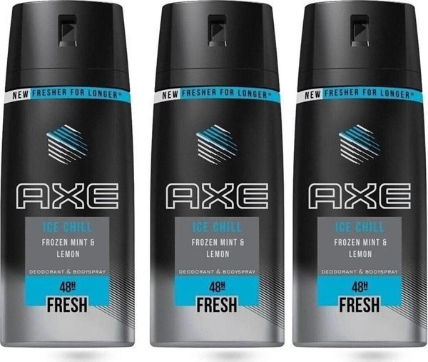 Axe  Ice Chill Body Spray 150 Ml 20007206 8690637981470 (3 Adet) - Image 1