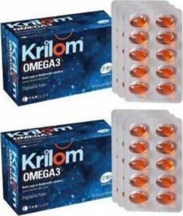 Krilom Omega 3 50 Yumuşak Kapsül 2 Adet Skt 03/2022 - Image 1