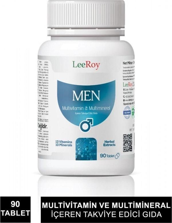 Leeroy Men Multivitamin & Multimineral 90 Tablet - Image 1