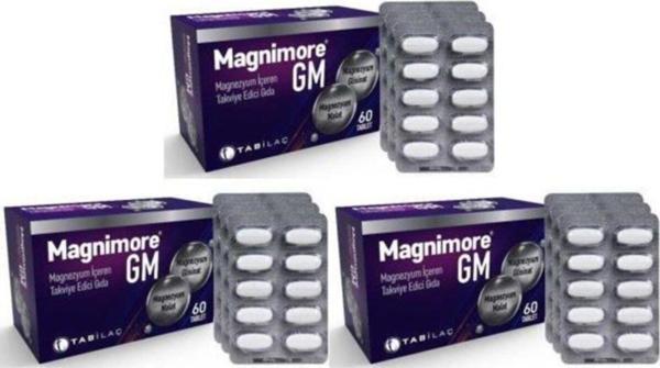 Magnimore Magnimore Gm 60 Tablet X 3 Adet - Image 1