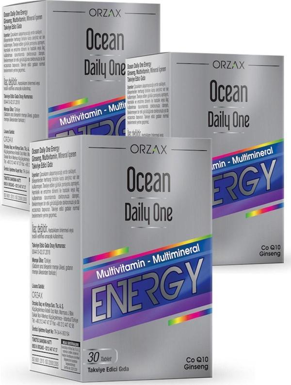 Ocean Daıly One Energy 30 Tablet 3 Adet - Image 1