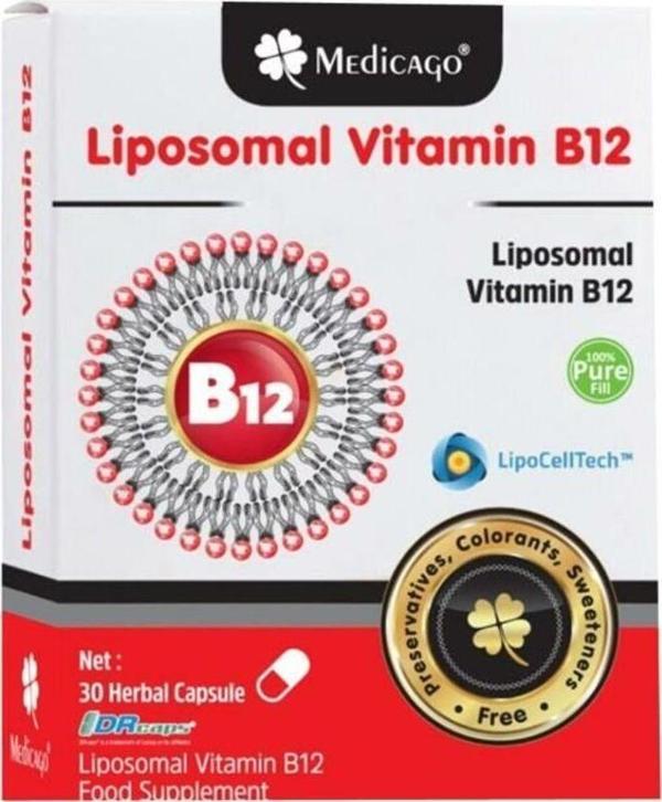 Medicago Liposomal Vitamin B12 30 Kapsül - Image 1