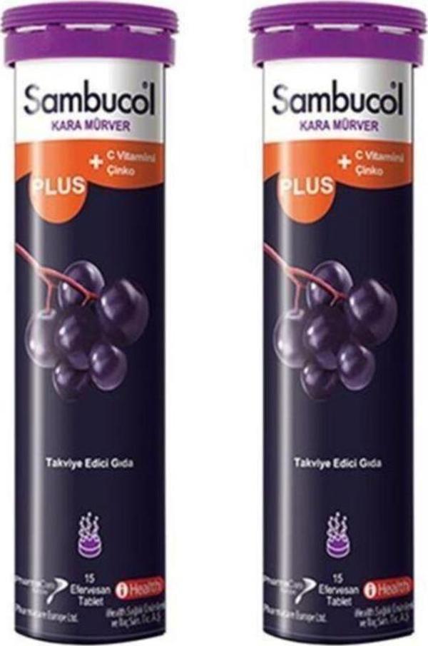 Sambucol Plus Efervesan 15 Tablet 2'Li Set - Image 1