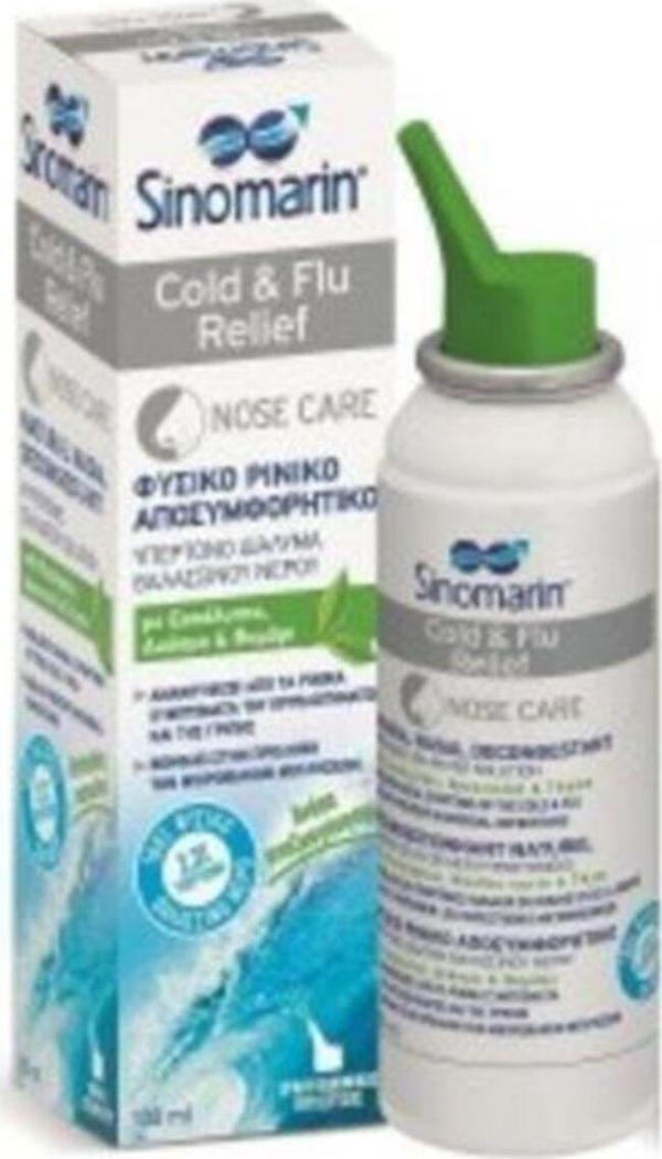 Sinomarin Cold & Flu Relief Sprey 100 Ml - Image 1