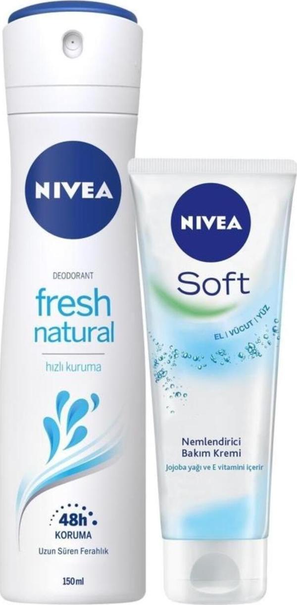 Nivea Fresh Deodorant Kadın Soft Nemlendirici Bakım Kremi 75 Ml - Image 1