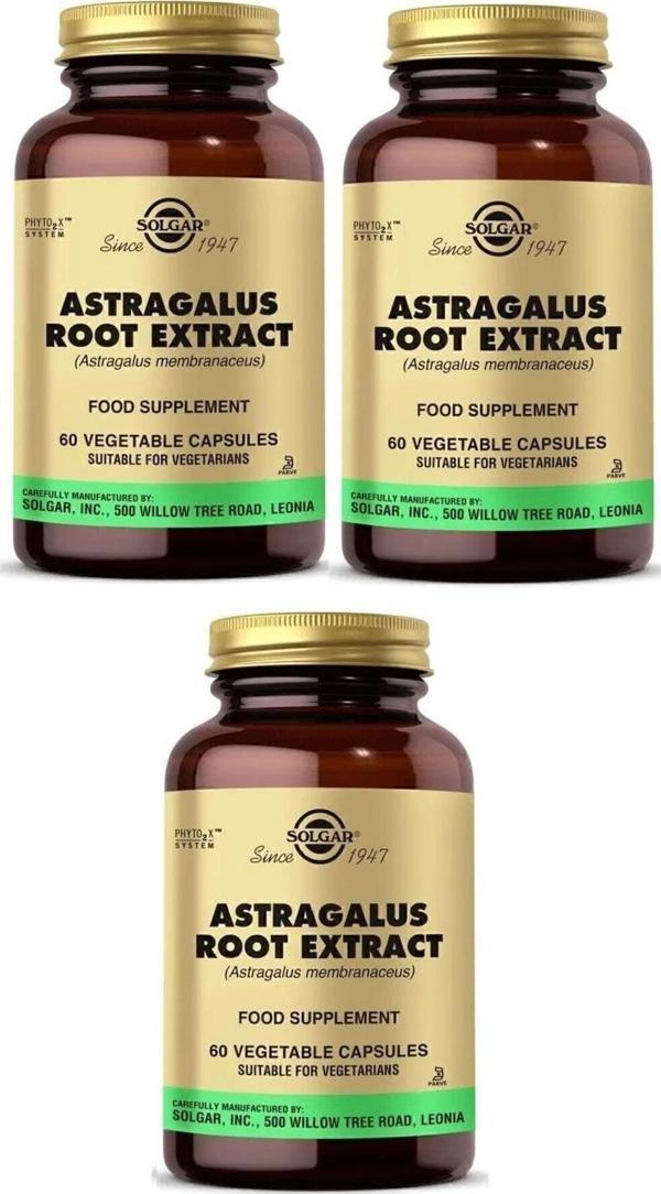 Solgar Astragalus Root 60 Kapsül 3 Adet - Image 1