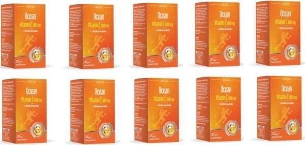 Ocean Vitamin C 1000 Mg 30 Tablet 10 Adet - Image 1