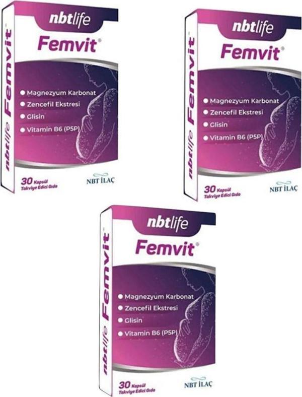 Nbt Life Femvit 30 Kapsül X3 - Image 1