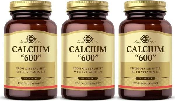 Solgar Calcium Oyster Shell 600 Mg 60 Tablet 3 Adet - Image 1