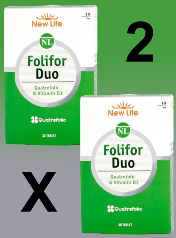 New Life Folifor Duo 30 Tablet X2 - Image 1