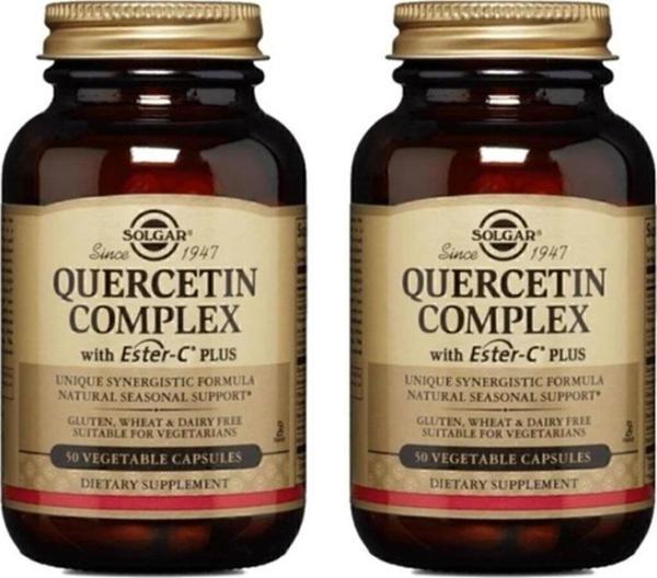 Solgar Quercetin Complex With Ester-C Plus 50 Kapsül 2 Adet - Image 1