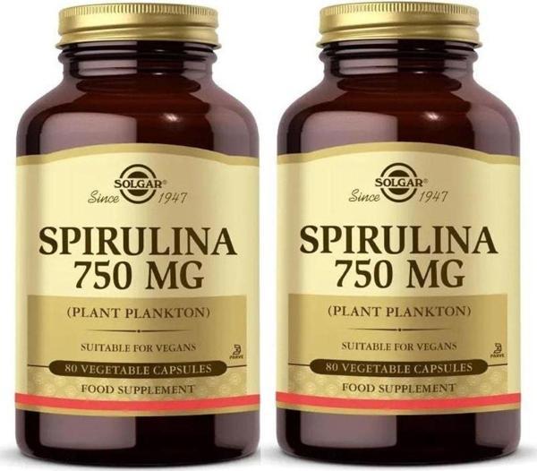 Solgar Spirulina 750 Mg 80 Kapsül 2 Adet - Image 1