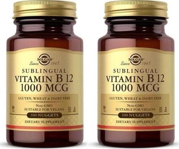 Solgar Vitamin B12 1000 Mcg 100 Dilaltı Tablet-2 Adet-Skt:07/2026 - Image 1