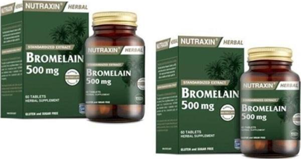 Nutraxin Bromelain 60 Tablet X 2 Adet - Image 1