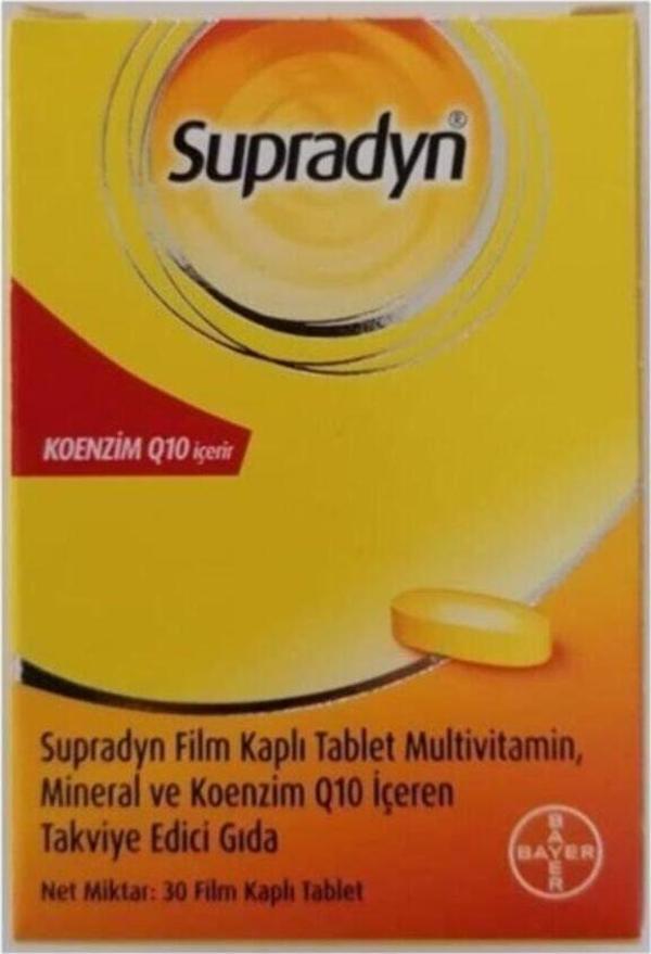 Supradyn Koenzim Q10 30 Film Kaplı Tablet - Image 1