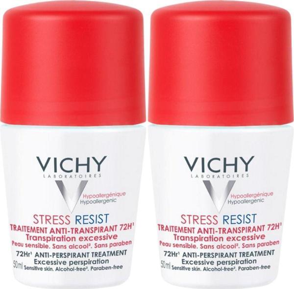 Vichy Stress Resist Terleme Karşıtı Deodorant Yoğun Kontrol - 72 Saat Etkinlik 50Ml X2 Adet - Image 1