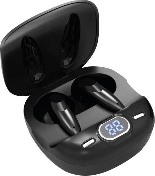 Moodix KI23J153 Bluetooth Kulakiçi Kulaklık Siyah LCD Ekranlı - Image 1