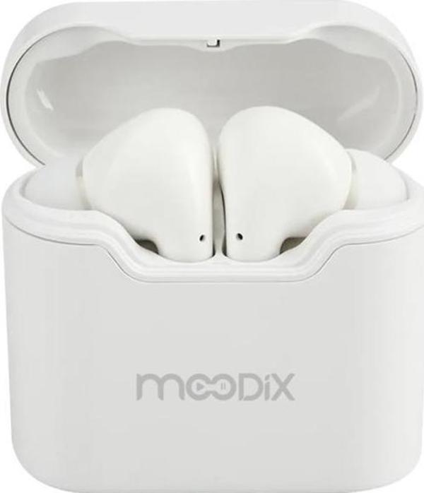 Moodix KI23KT03 Bluetooth Kulakiçi Kulaklık Beyaz - Image 1