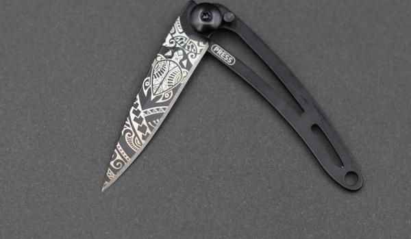 Deejo 15g, Black, Polynesian Çakı - Image 1