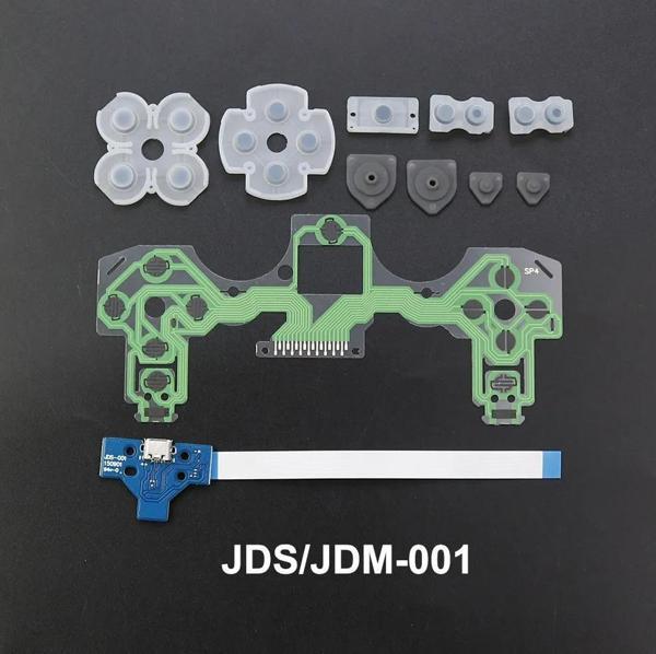 PS4 001 Model Tamir Seti İç Film Flex Şarj Soketi İç Lastik Takımı Playstation 4 Kol Yedek Parça - Image 1