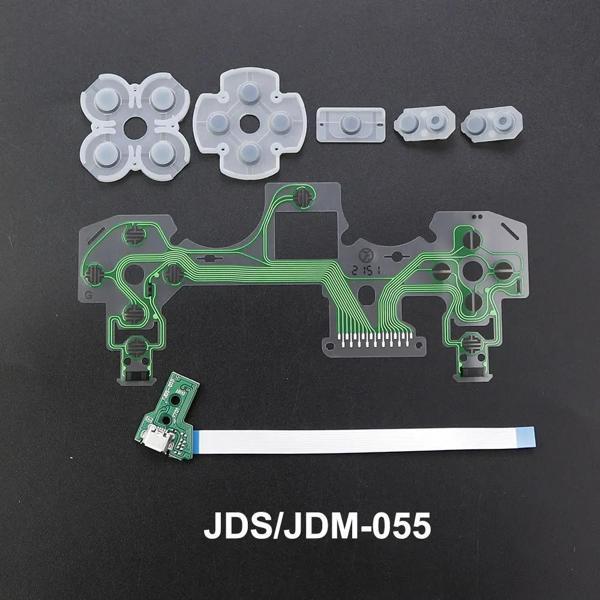 PS4 050 055 Model Tamir Seti İç Film Flex Şarj Soketi İç Lastik Takımı Playstation 4 Kol Yedek Parça - Image 1