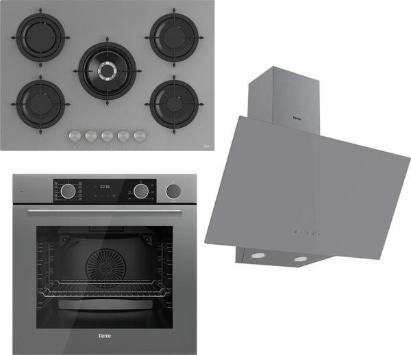 Ferre Steamart&fryart Serisi Buharlı Pişirme Gri Set (rs038 + Xe64cpr +d079 ) - Image 1
