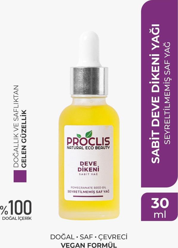 PROCLİS Deve Dikeni Yağı %100 Doğal Bitkisel Sabit Yağ, Milk Thistle Oil, Silybum Marianum 30 ml - Image 1