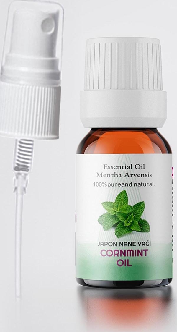 PROCLİS Japon Nane Yağı, %100 Doğal Uçucu Yağ, Cornmint Oil 10 ml Sprey Başlıklı - Image 1