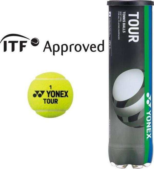 Yonex Tour 4'lü Tenis Topu (ITF) - Image 1
