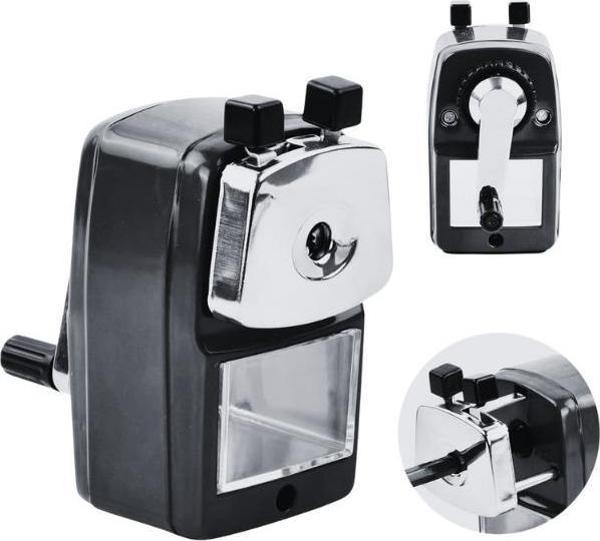 Mas 6732 Masa Tipi Büyük Kollu Kalemtraş - Siyah - Image 1