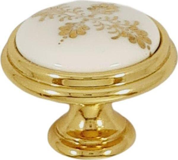 GIUSTI Desenli Gold Düğme Kulp ( 5 ADET ) - Image 1